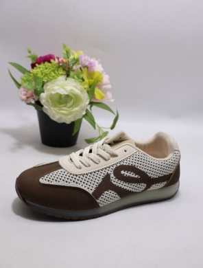 Buty sportowe damskie na płaskim (36-41) A88-227 BROWN