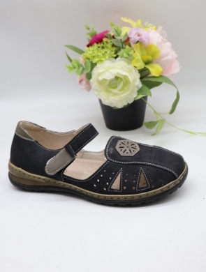 Sandały damskie na płaskim (36-41) 0673 BLACK