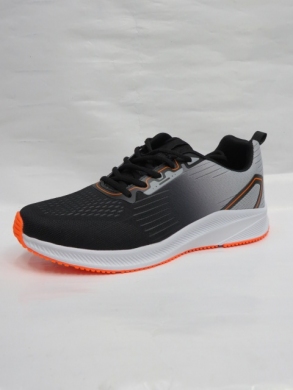 Buty sportowe męskie (40-45) S1201-4 GREY/ORANGE