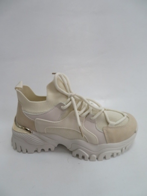 Sneakersy damskie niskie (36-41) J2271 ALLBEIGE
