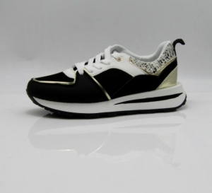 Buty sportowe damskie na płaskim (36-41) EV-395 BLACK