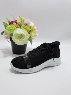 Buty sportowe damskie na płaskim (36-41) S-81 BLACK