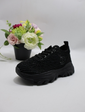 Buty sportowe damskie na płaskim (36-41) SF-69 BLACK