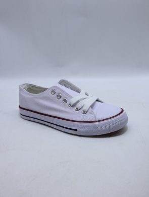 Trampki damskie na płaskim (36-41) 7-B16A WHITE