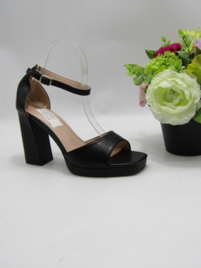 Sandały damskie na obcasie (36-41) H8-293 BLACK