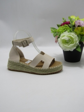 Sandały damskie na płaskim (36-41) L505 BEIGE