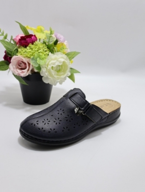 Klapki damskie na płaskim (37-42) 22139-10 D BLUE