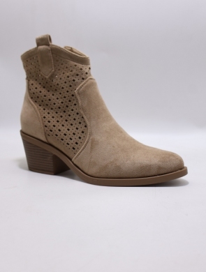 Botki damskie na obcasie (36-41) H260 KHAKI
