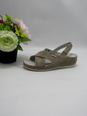 Sandały damskie na koturnie (36-41) 7AA2302 GREY