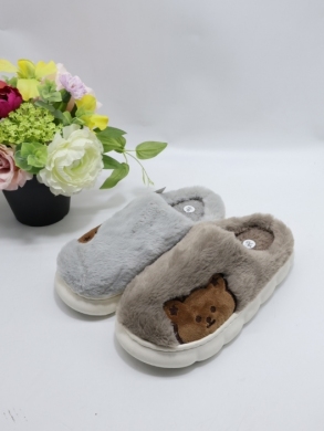 Kapcie damskie ocieplane (36-43) 2421 MIX