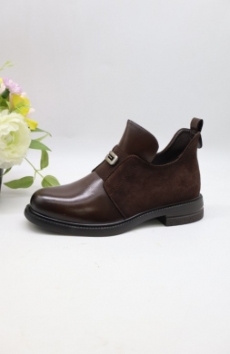 Botki damskie na płaskim (36-41) YCC-190 BROWN