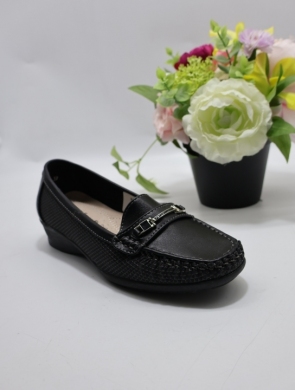 Mokasyny damskie na koturnie (36-41) CYM-55 BLACK