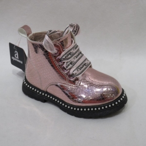 Botki dziewczęce ocieplane (21-25) NQ427 PINK