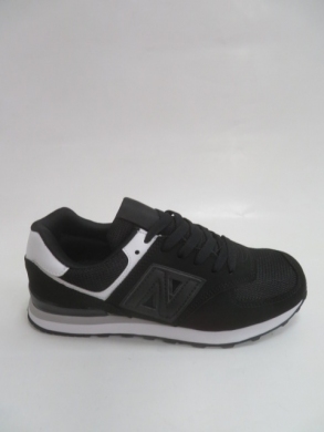 Buty sportowe damskie na płaskim (36-41) J2376 BLACK