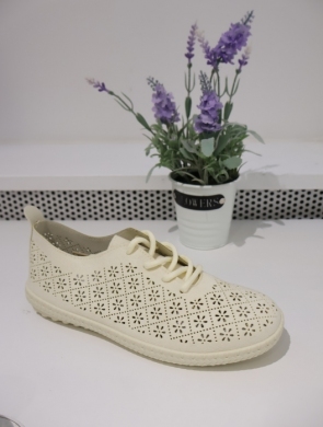 Buty sportowe damskie na płaskim (36-41) BL656 YELLOW