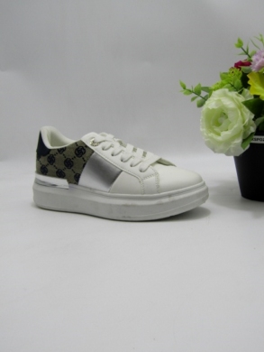 Buty sportowe damskie na płaskim (36-41) AB-990 WHITE