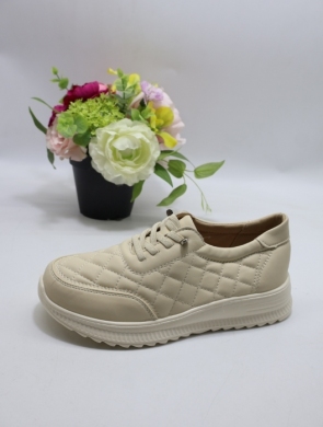 Buty sportowe damskie na płaskim (37-42) JS-55 BEIGE