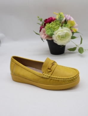 Mokasyny damskie na płaskim (36-41) 5063 YELLOW