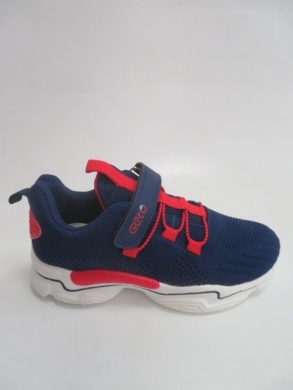 Buty sportowe chłopięce (32-37) F776 NAVY/RED
