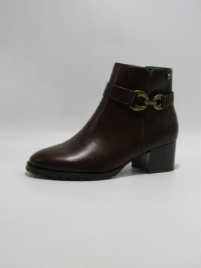 Botki damskie ocieplane na obcasie (36-41) 1366 BROWN