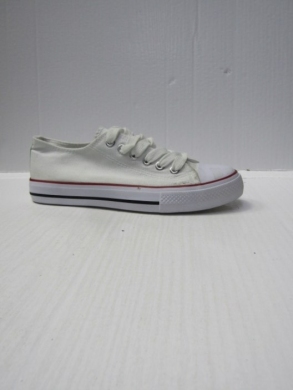 Trampki damskie na płaskim (36-41) 7BW-3 WHITE