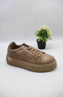 Buty sportowe damskie na płaskim (36-41) BO-922 KHAKI