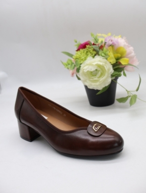 Czółenki damskie na obcasie (36-41) YCC-179 COFFE