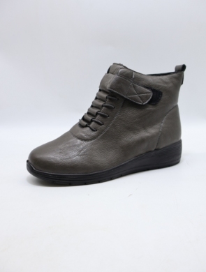 Botki damskie ocieplane na płaskim (39-43) DTA99-1 GREY