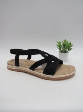 Sandały damskie na płaskim (36-41) W576-1 BLACK