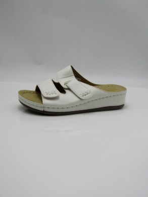 Klapki damskie na płaskim (36-42) 6768-4 WHITE