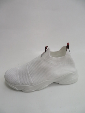 Buty sportowe damskie na płaskim (36-41) JR801-9 WHITE