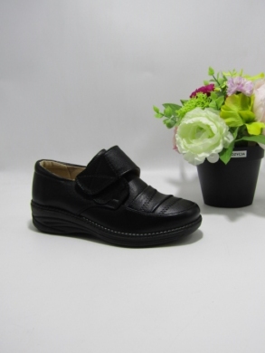 Półbuty damskie na płaskim (37-42) 6918 BLACK