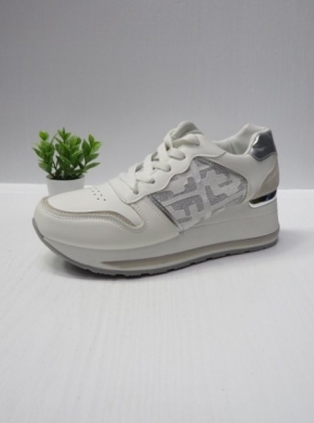 Buty sportowe damskie na koturnie (36-41) HL22313 WHITE