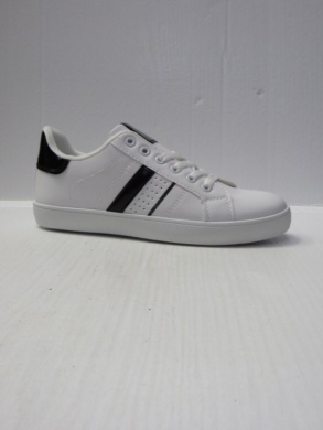 Buty sportowe damskie na płaskim (36-41) B1012 WHITE/BLACK