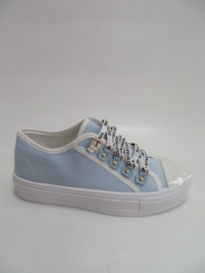 Trampki damskie na płaskim (36-41) 4177-5 BLUE