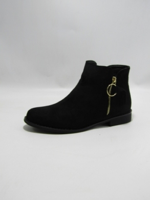 Botki damskie na płaskim (36-41) FR518 BLACK