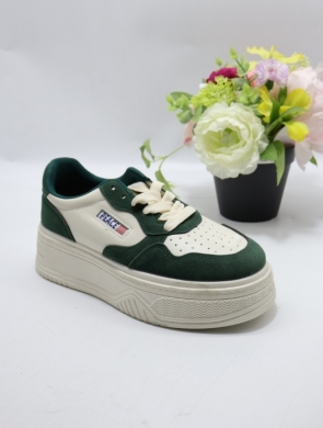 Buty sportowe damskie na płaskim (36-41) 9108 GREEN