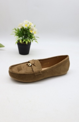 Mokasyny damskie na płaskim (36-41) LS5512 KHAKI