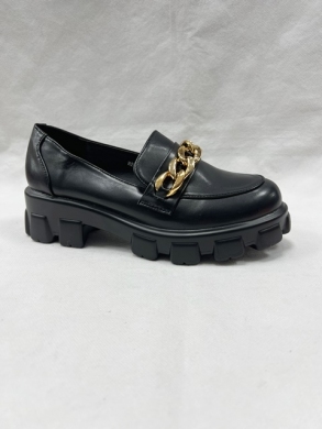 Mokasyny damskie na płaskim (36-41) 2099 BLACK
