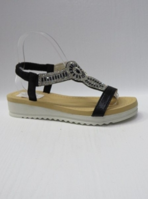 Sandały damskie na płaskim (36-41) A-8 BLACK