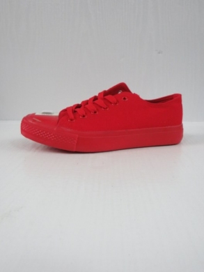 Trampki damskie na płaskim (36-41) H406B-15 RED/RED