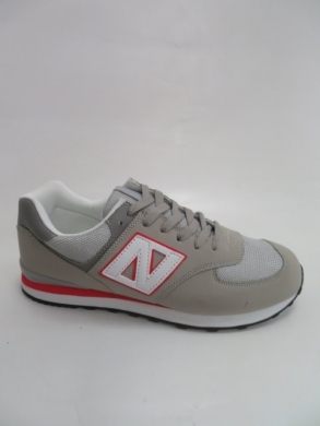 Buty sportowe męskie (40-45) AB670 GREY/RED