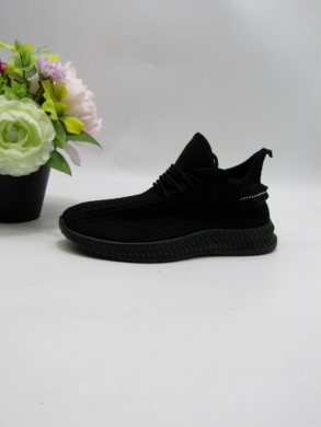 Buty sportowe damskie na płaskim (36-41)  5309 BLACK