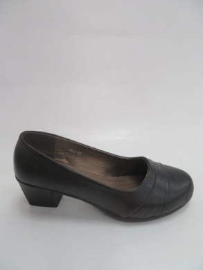 Półbuty damskie na obcasie (36-42)1603 BLACK