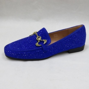Mokasyny damskie na płaskim (36-41) 3670 BLUE