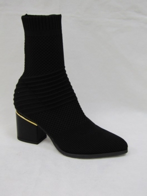 Kozaki damskie na obcasie (36-41) NS266 BLACK