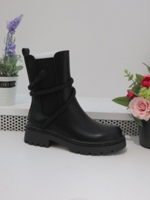 Botki damskie na płaskim (36-41) CLS239 BLACK