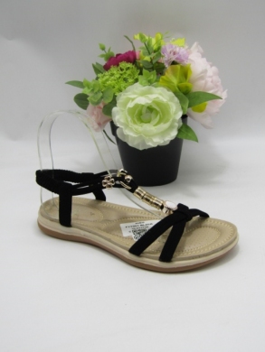 Sandały damskie na płaskim (36-41) FY7001 BLACK