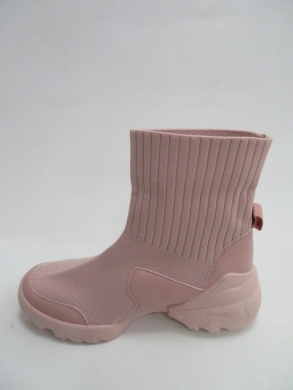 Sneakersy damskie wysokie (36-41) LA156 PINK