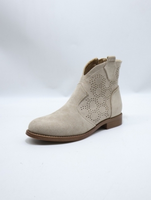 Botki damskie na płaskim (36-41) H167-5 BEIGE